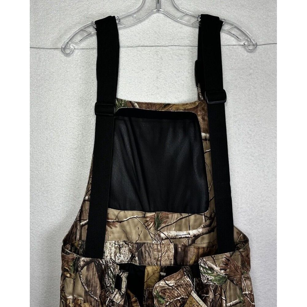 L.L. Bean Bib Insulated Overalls Mens XL Tall Realtree Camo Adjustable Strap NWT - Picture 8 of 13